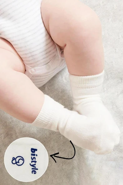 NessiWorld Puanlı Kaymaz Penye Soket Çorap 3'Lü BS10108 İndigo - Resim 4