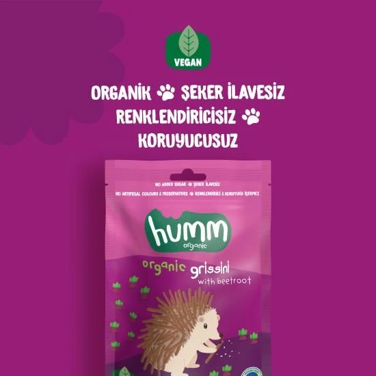 Organik Vegan Pancarlı Grissini 55 Gr - Resim 2