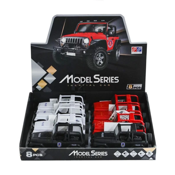 8007A Sürtmeli Arazi Jeep -toys - Resim 3