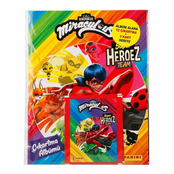 Lady Bug ve Super Cat Çıkartma Albümü - Resim 2