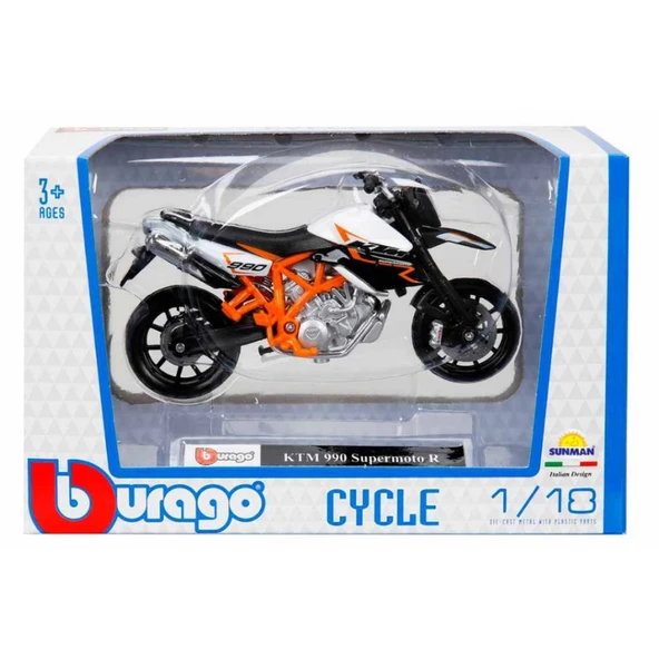 Bburago 1:18 Model Motor - Resim 3