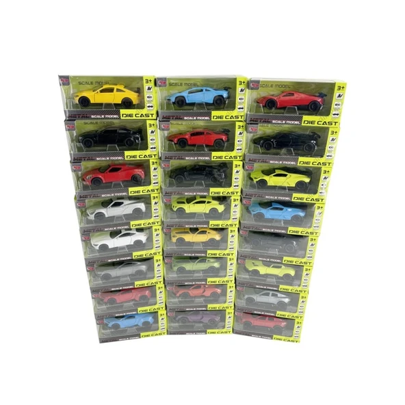 KM-36201A-Vardem Kutulu Çek Bırak 1:36 Metal Araba - Resim 4