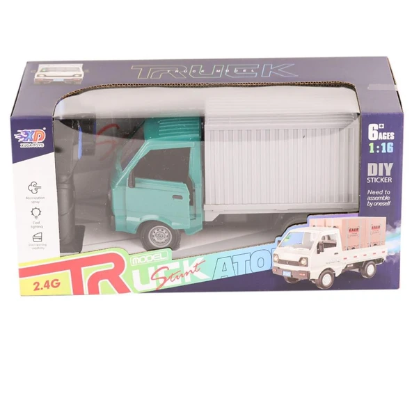 3688-G148A Şarjlı Kumandalı Duman Atan Kamyon - 3