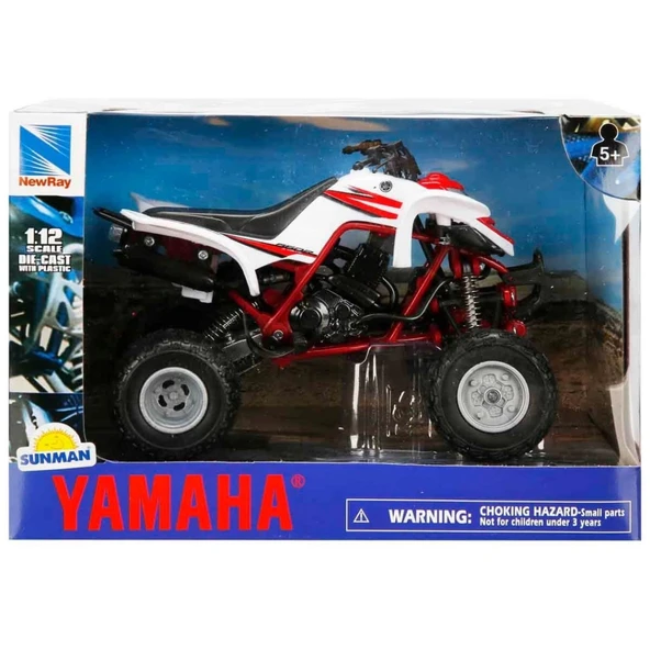 1:12 Yamaha Raptor 660 R 2005 Atv Model Motor - 2