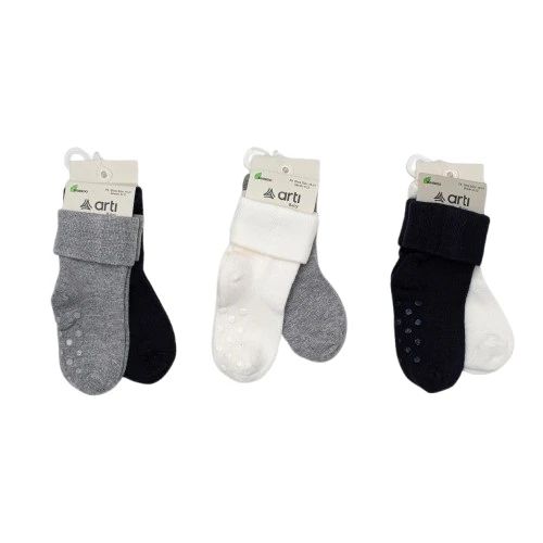 NessiWorld Ongun Abs'li 2'li Erkek Modal Bebek Soket Çorap K44092 (ADET FİYATIDIR) - Resim 4