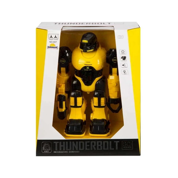 NessiWorldman Thunderbolt Sesli ve Işıklı Robot 25 cm - 2