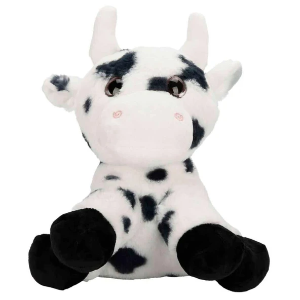 4778 Benekli İnek Peluş 30 cm -NessiWorldman