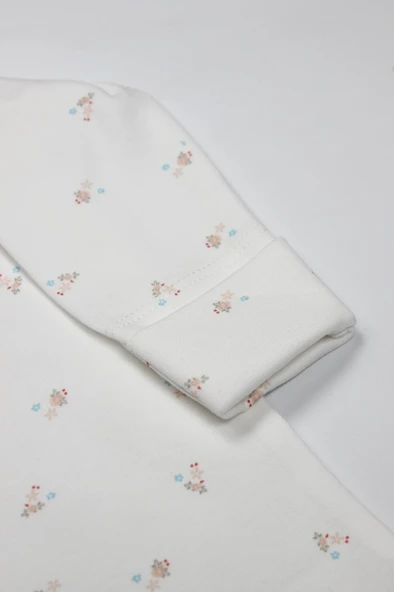 NessiWorld Grow İn Love Bebe Tulum 15103 Pembe Ekru - 3