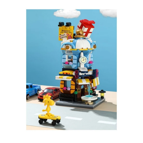 KP0105 Keeppley City Corner Department Store Blok Seti 389 Parça - 3