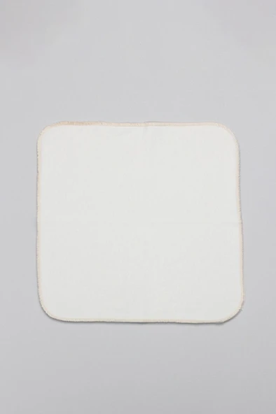 NessiWorld Organik 20x20 10'Lu Penye Mendil 90102 Ekru - Resim 4