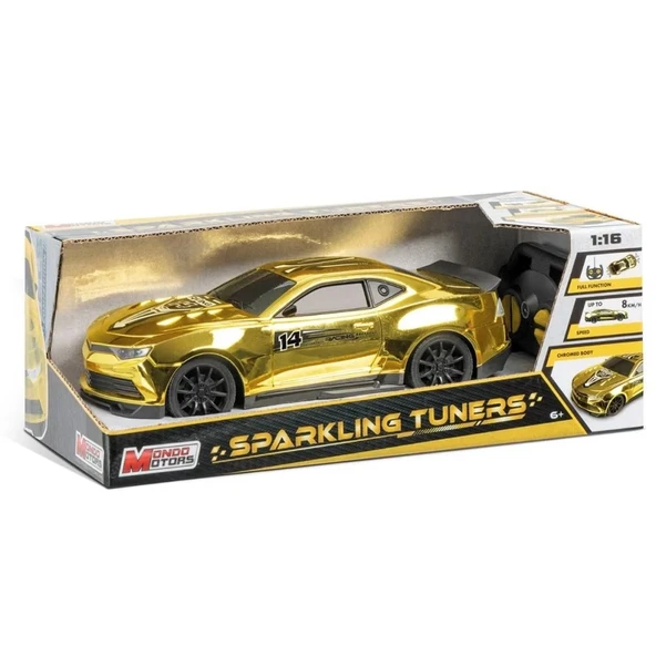 Sparkling Tuners 1/16 Altın 27MHZ Kumandalı Araba - 4