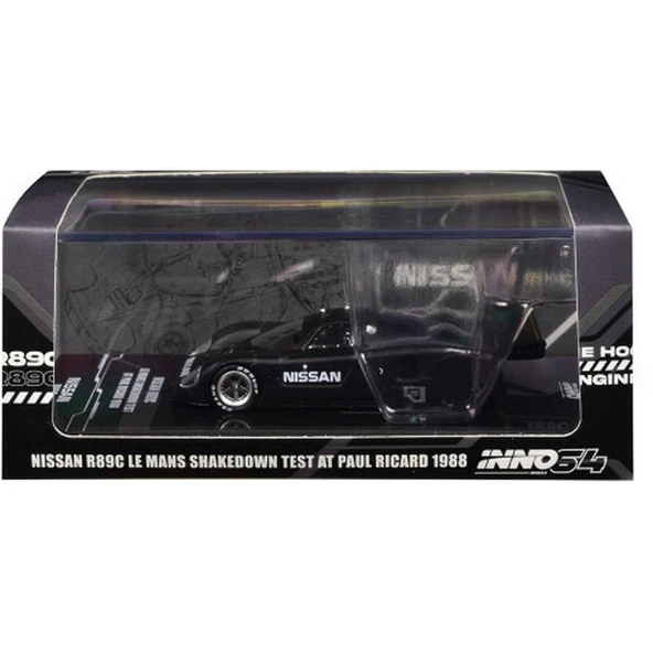 Inno 1/64 Nissan R89C Le Mans Shakedown Test At Paul Ricard 1988 - Resim 3