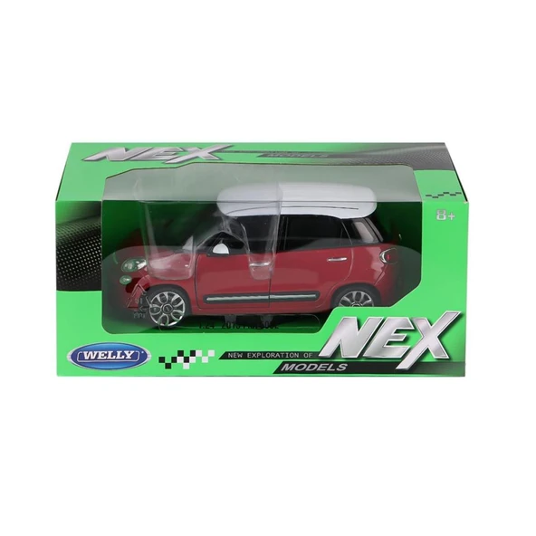 24038 NessiWorld Fiat 500L 1:24 -Karsan Oyuncak - Resim 2