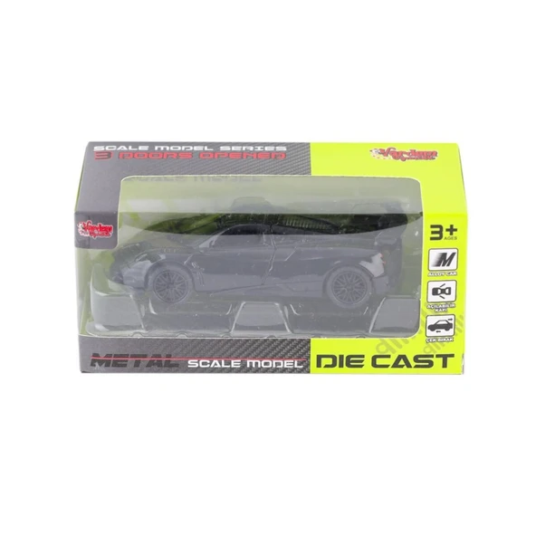 KM-36201A-Vardem Kutulu Çek Bırak 1:36 Metal Araba - Resim 2