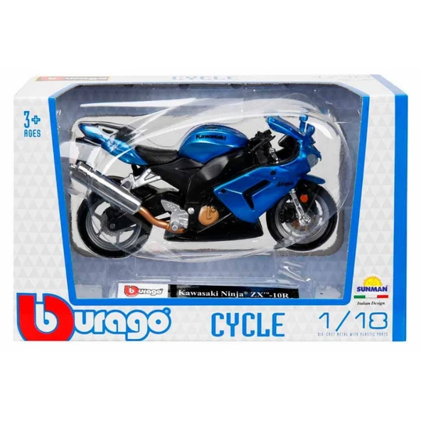 Bburago 1:18 Model Motor - Resim 5