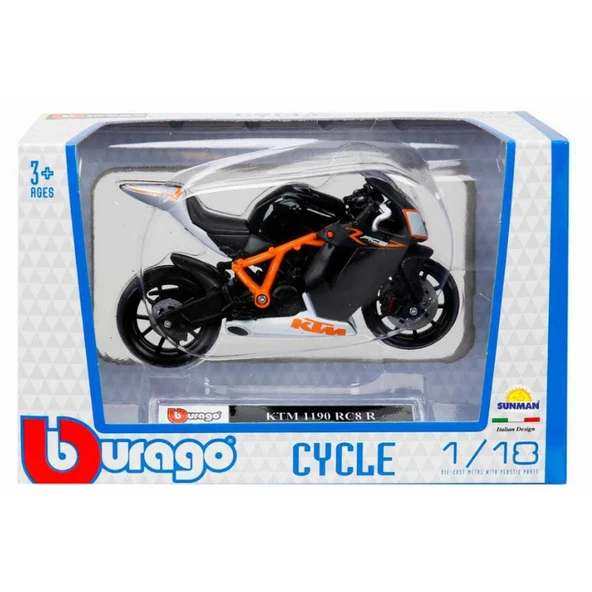 Bburago 1:18 Model Motor - Resim 2