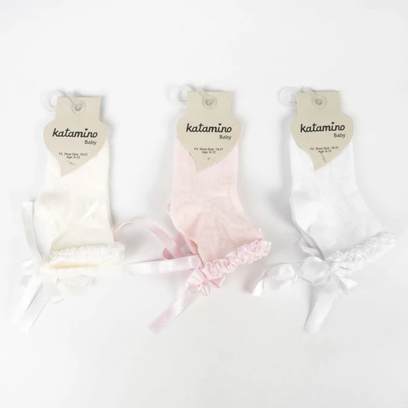 NessiWorld Oben ANessiWorld Kız Bebek Soket Çorap K48019 Asorti