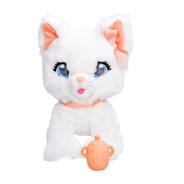 90773  Hareketli ve Sesli Sevimli Peluş Kedicik Bella -NessiWorldman - 2
