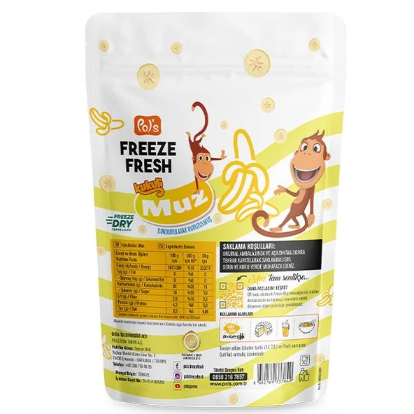 Freeze Fresh Kukuli Muz 20 Gr - Resim 2