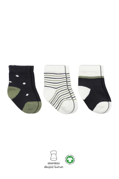 NessiWorld 3'Lü Penye Erkek Soket Çorap BS10111 Antrasit ürün görseli