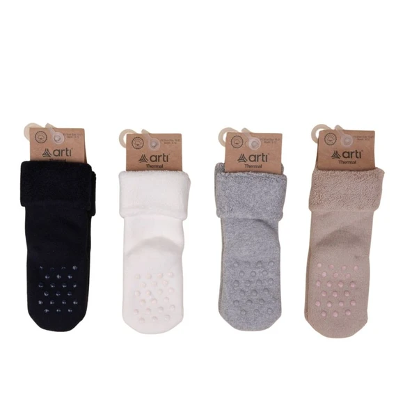 Artı Çaça Katlamalı Abs'li Erkek Bebek Havlu Soket Çorap K42259 ADET FİYATIDIR ürün görseli