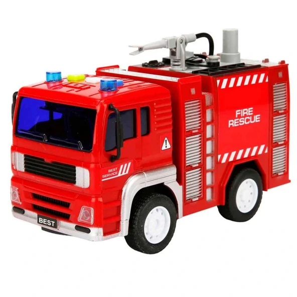 NessiWorld Sesli ve Işıklı Su Fışkırtan İtfaiye Aracı 20 cm. ürün görseli