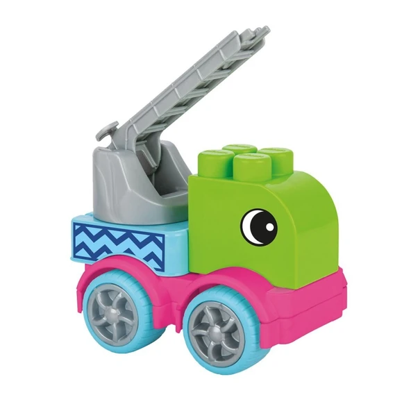 03 607 MASTER BLOKLAR İNŞAAT KAMYONLARI SETİ - Resim 3