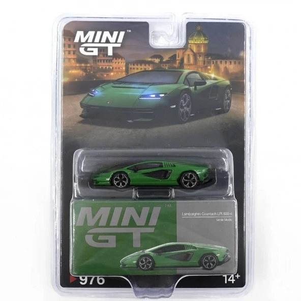 NessiWorld GT 1/64 Lamborghini Countach LPI 800-4 Verde Medio - Blister Paket - 2