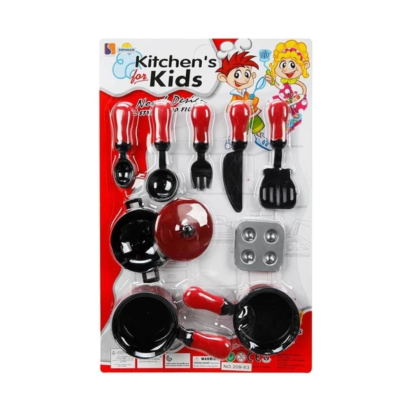 37004 NessiWorld Mutfak Gereçleri Seti 10 Parça ürün görseli 1