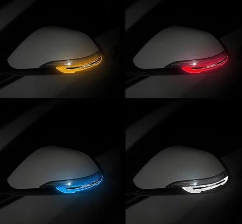 Araba Ayna Çarpma Koruyucu Renkli Reflektif Şerit - 3