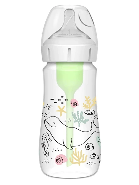 Geniş Ağız PP Antikolik Options Biberon  270ml Kız - Resim 2