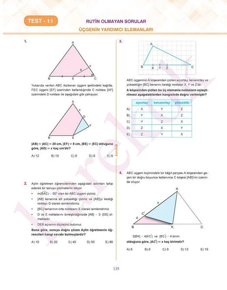 TYT Geometri Soru Bankası - Resim 4