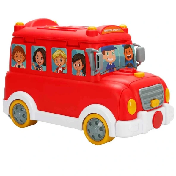 2in1 Sesli ve Işıklı Süpermarket Otobüsü Oyun Seti 28 Parça - Resim 5