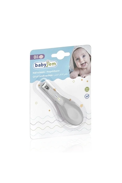 Kolay Kavrama Bebek Tırnak Makası 576 Gri - Resim 4