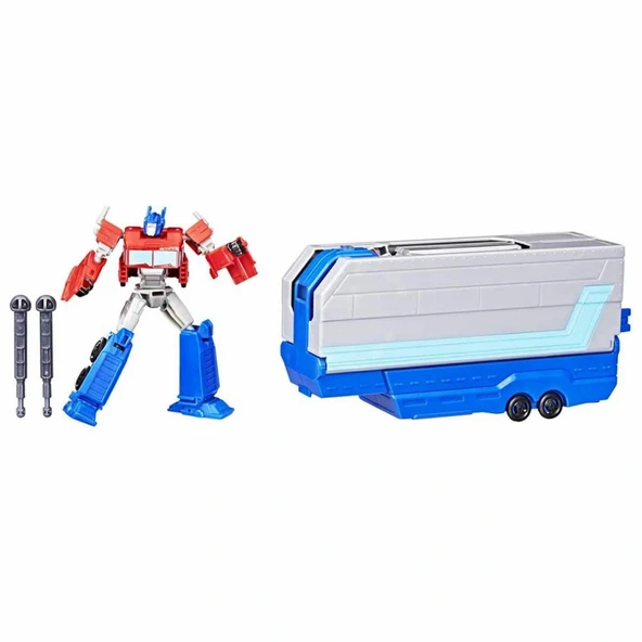 3in1 Sesli ve Işıklı Transformers EarthSpark Optimus Prime Savaş Oyun Seti - 2