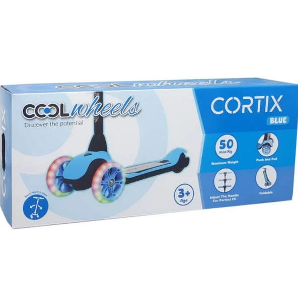 Cool Wheels Cortix Scooter Mavi - Resim 3