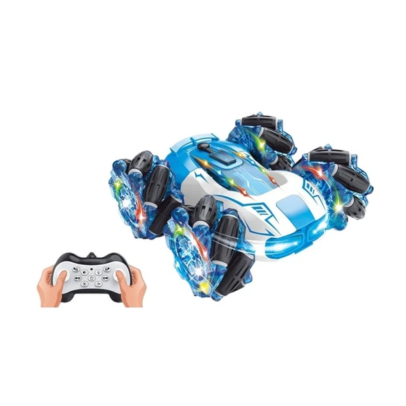 HG4-33 Kumandalı Müzikli Işıklı Drift Stuntu Akrobat Araba -Vardem - Resim 4