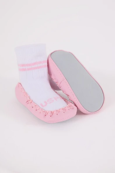 Çarık Çorap USB2800 Beyaz-Pembe - Resim 3