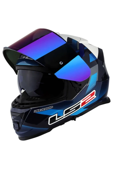 Storm Mcphee Mavi-beyaz Kask - 3