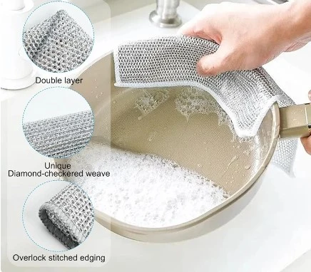 Çok Amaçlı Sihirli Tel Temizlik Bezi - 4