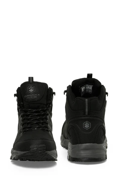 Lumberjack SHELL HI G 5PR 102026617 Unisex Su Geçirmez Outdoor Bot Siyah 36-40 - Resim 6