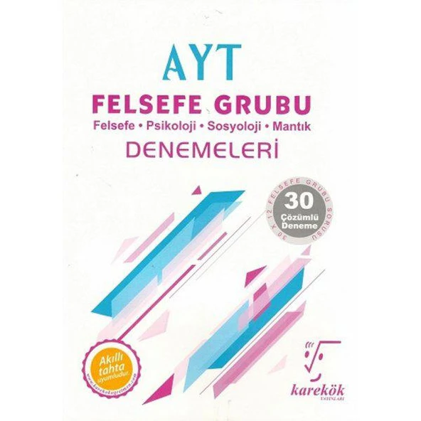 AYT Felsefe Grubu Denemeleri - 30 Çözümlü Deneme ürün görseli