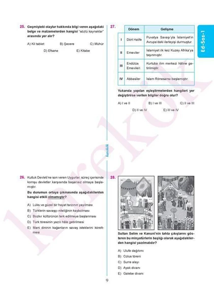 AYT 6'lı Deneme Seti - Eşit Ağırlık - Resim 3