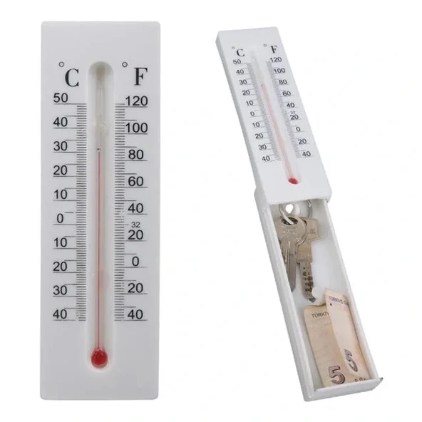 Sunup Sn-24891 Dekoratif Gizli Bölmeli Termometre