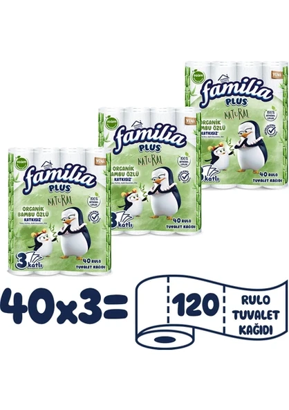 Familia Plus Natural 120'li Tuvalet Kağıdı