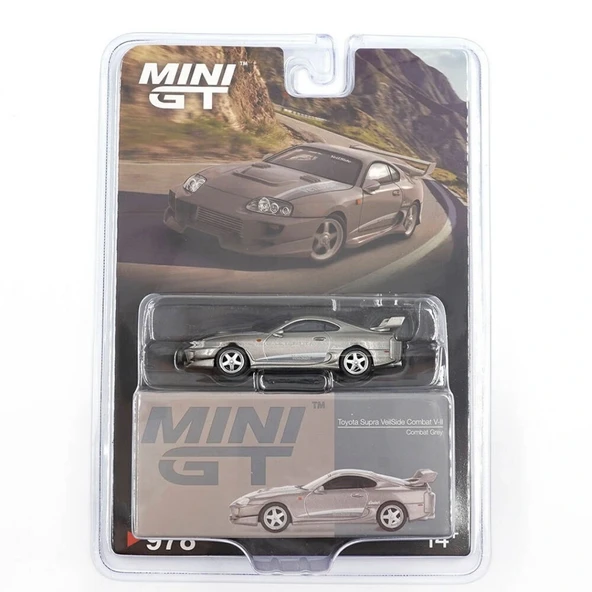 NessiWorld GT 1/64 Toyota Supra VeilSide Combat V-II Combat Grey - Blister Paket - 2