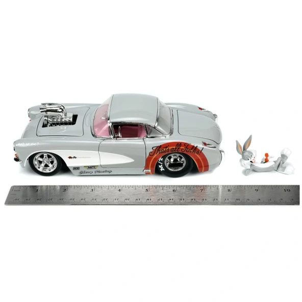 1/24 Bugs Bunny 1957 Chevrolet Corvette - Resim 2
