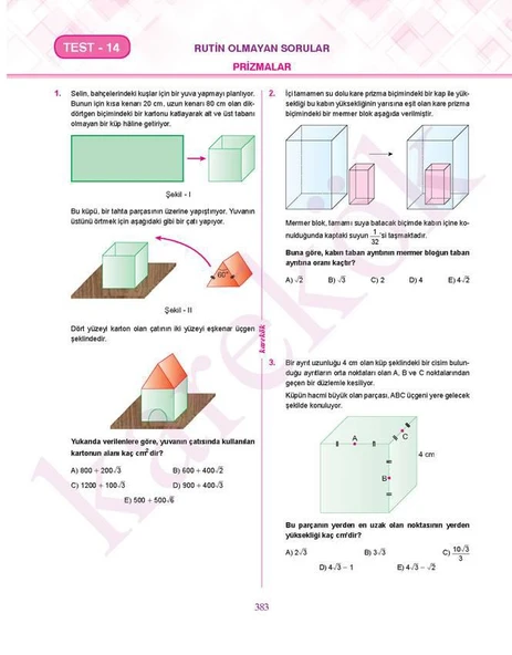 TYT Geometri Soru Bankası - Resim 9