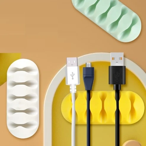 Kablo Tutucu 5 Kanallı 3lü Siyah - 3