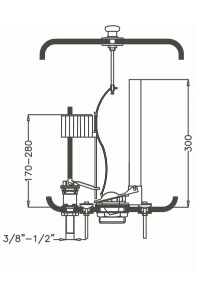 JAPAR Karadeniz Çekmeli Rezervuar İç Takım 50208 - Resim 2